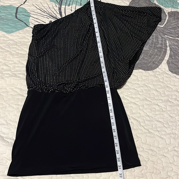 • Speechless One shoulder Mini Dress Black/Silver New With Tags - Picture 11 of 14